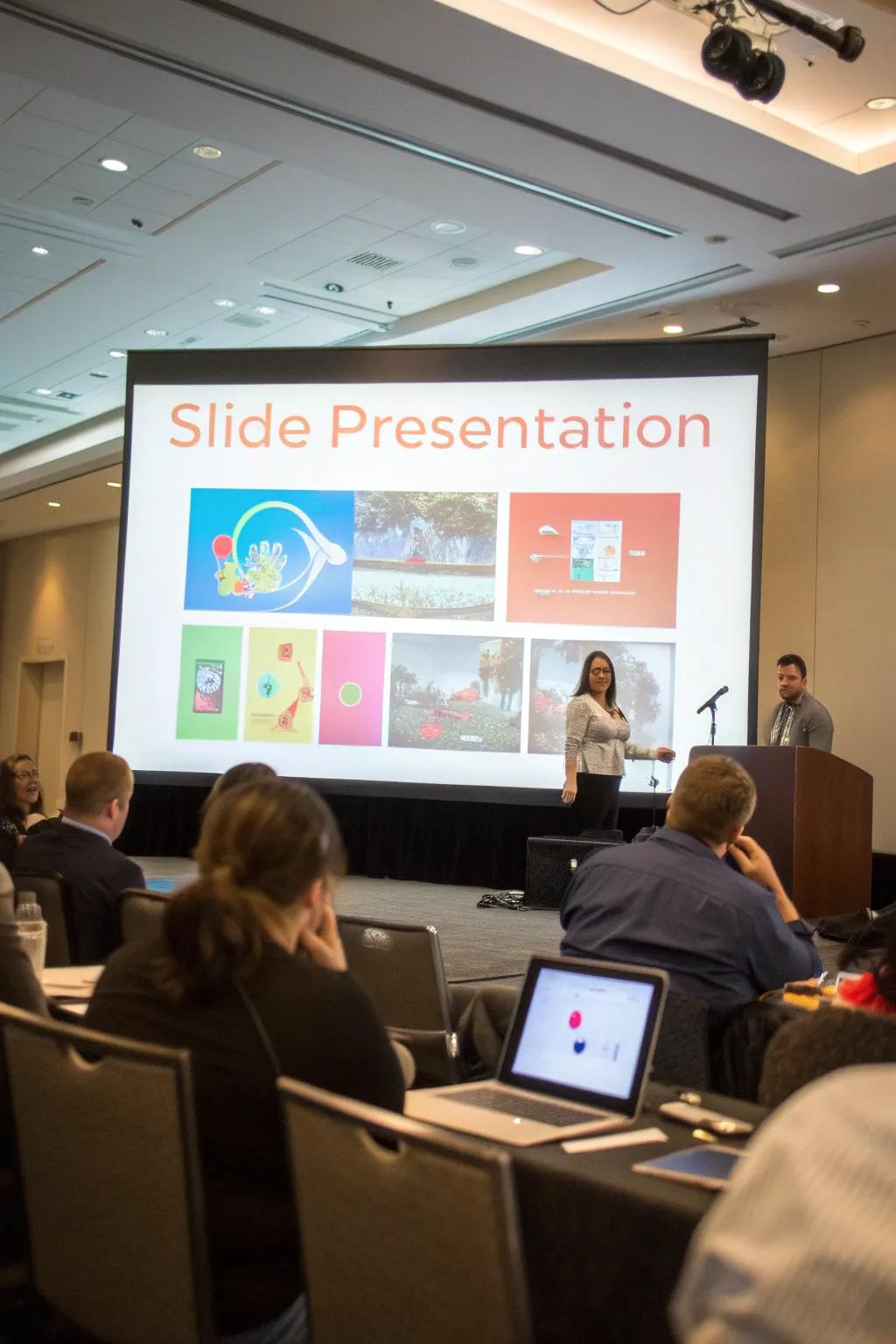 Slides personalized with special and custom features.