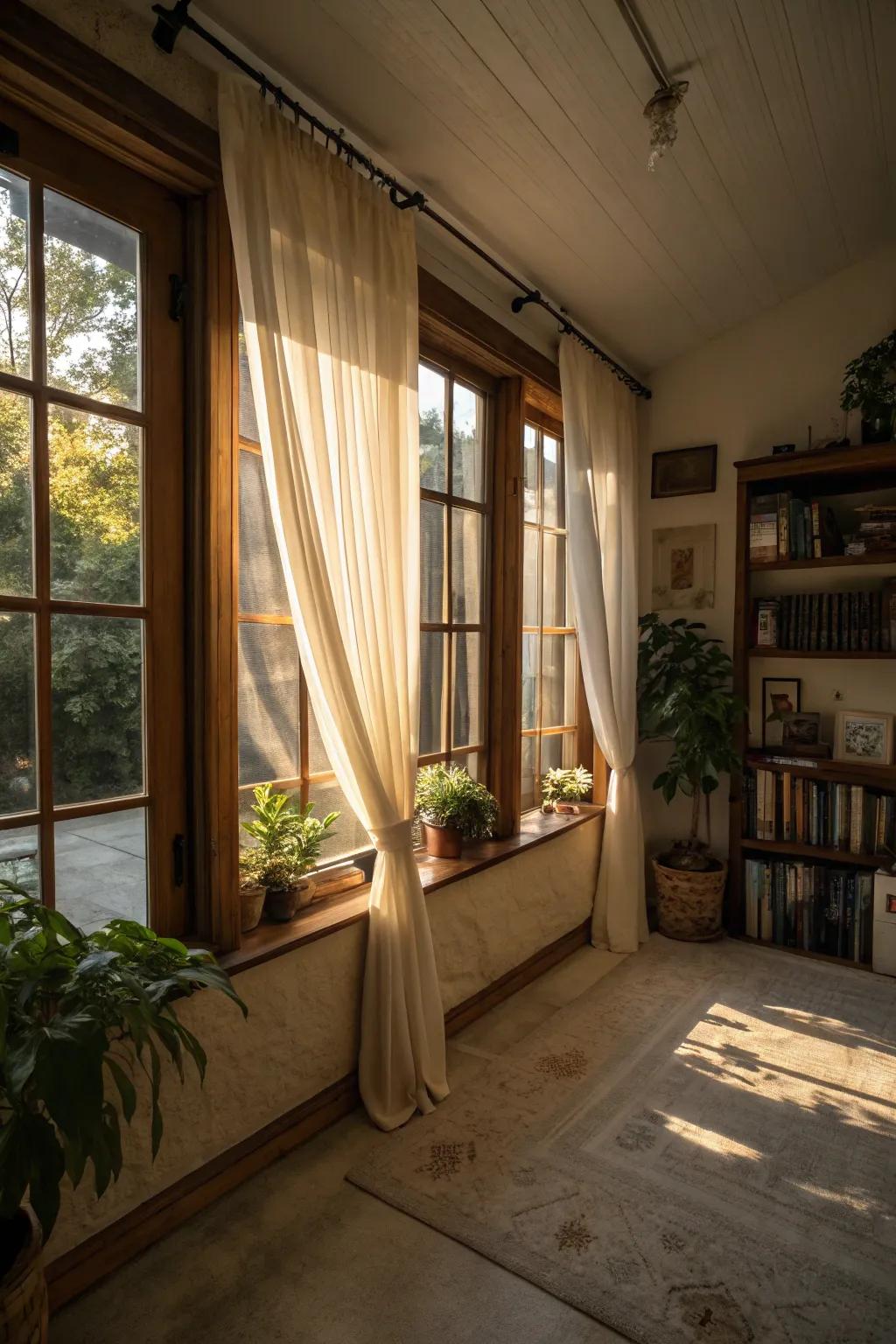 Harness sunlight to brighten your basement.