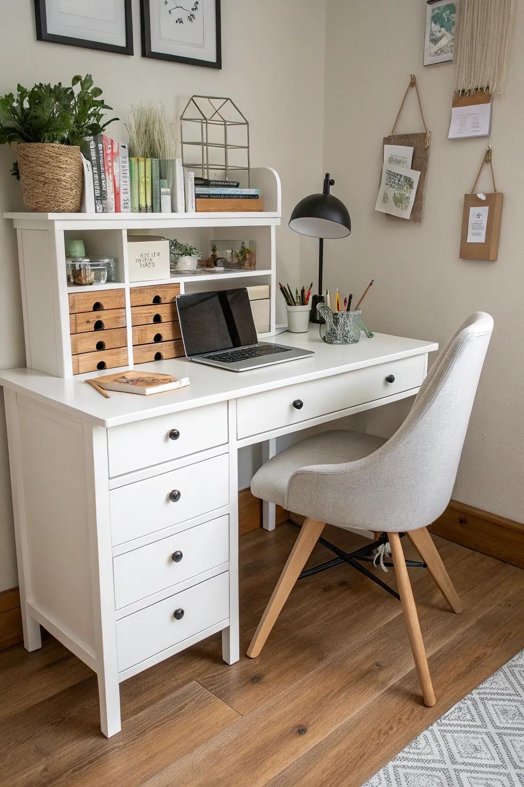 Versatile furniture is key to a flexible workspace.