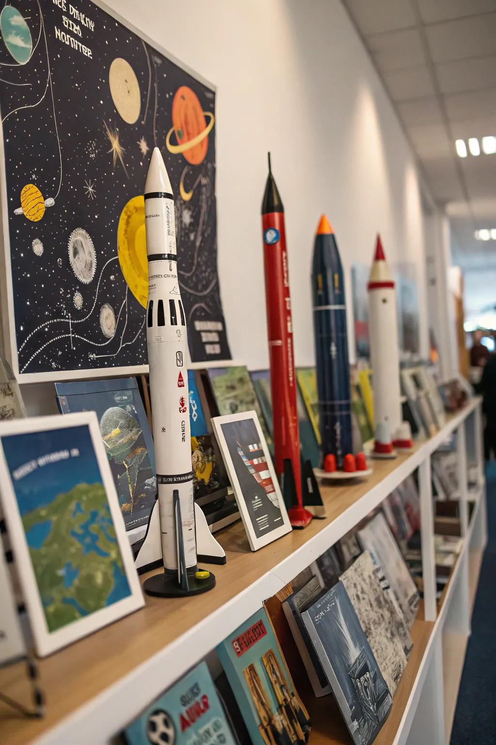 Design like model rockets add layers of interest.