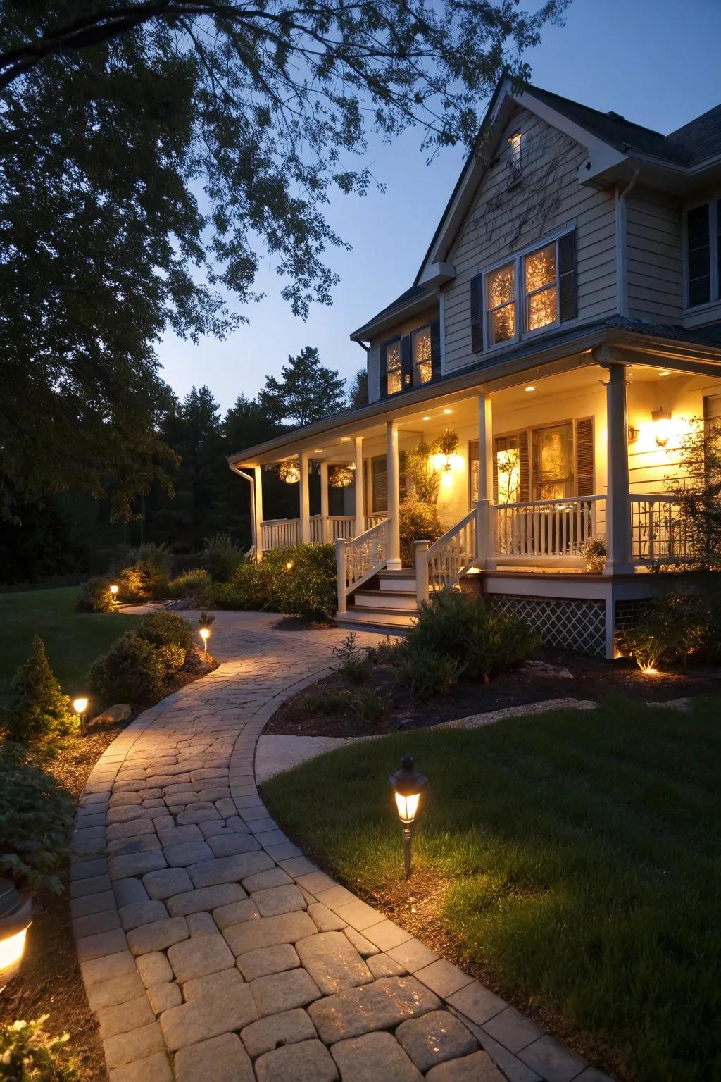 Exterior illumination increases safety and mood in your landscape.