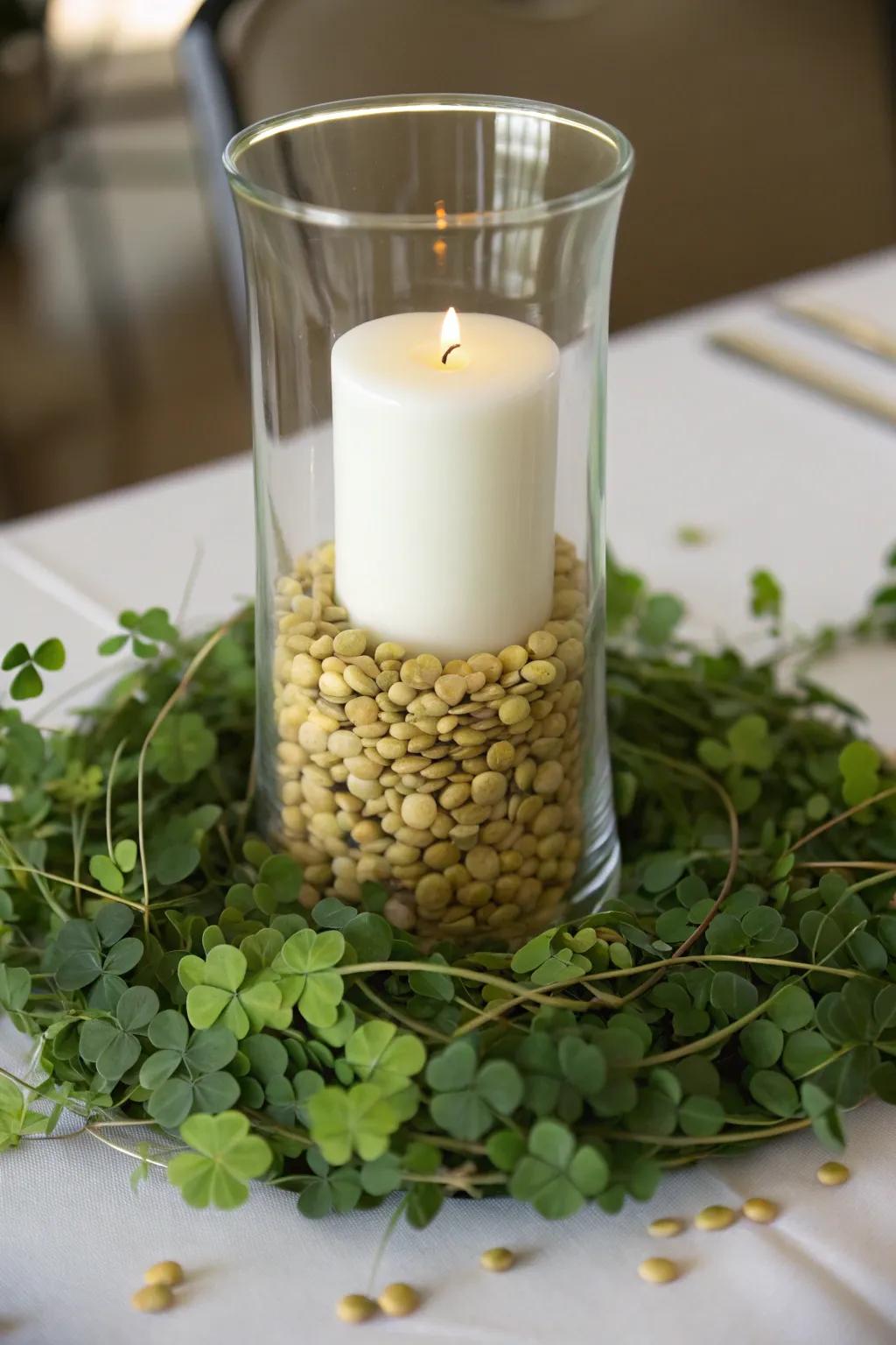 Design an unforgettable clover-inspired light feature.