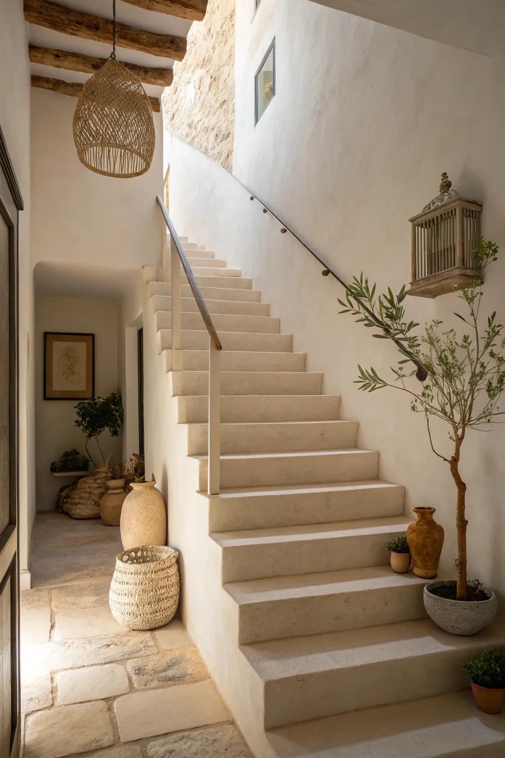 Embrace simplicity through a minimalist staircase design.