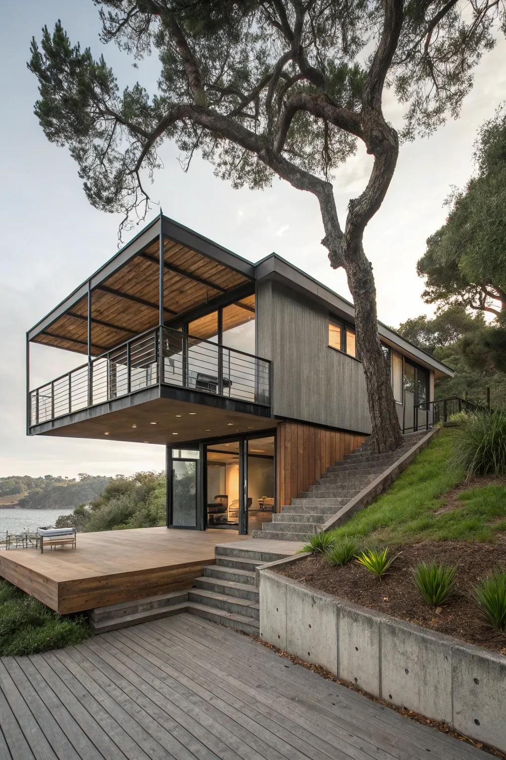 A home designed with protection and practicality in mind.