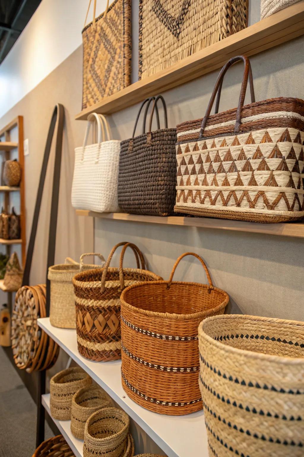Varied textures contribute a tactile and welcoming feel.