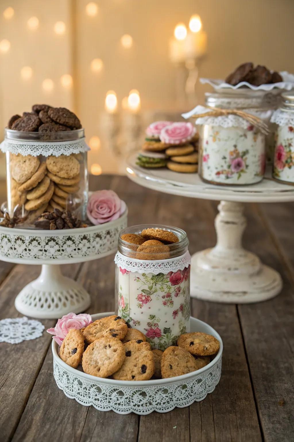 A retro treat arrangement that evokes sweet memories.