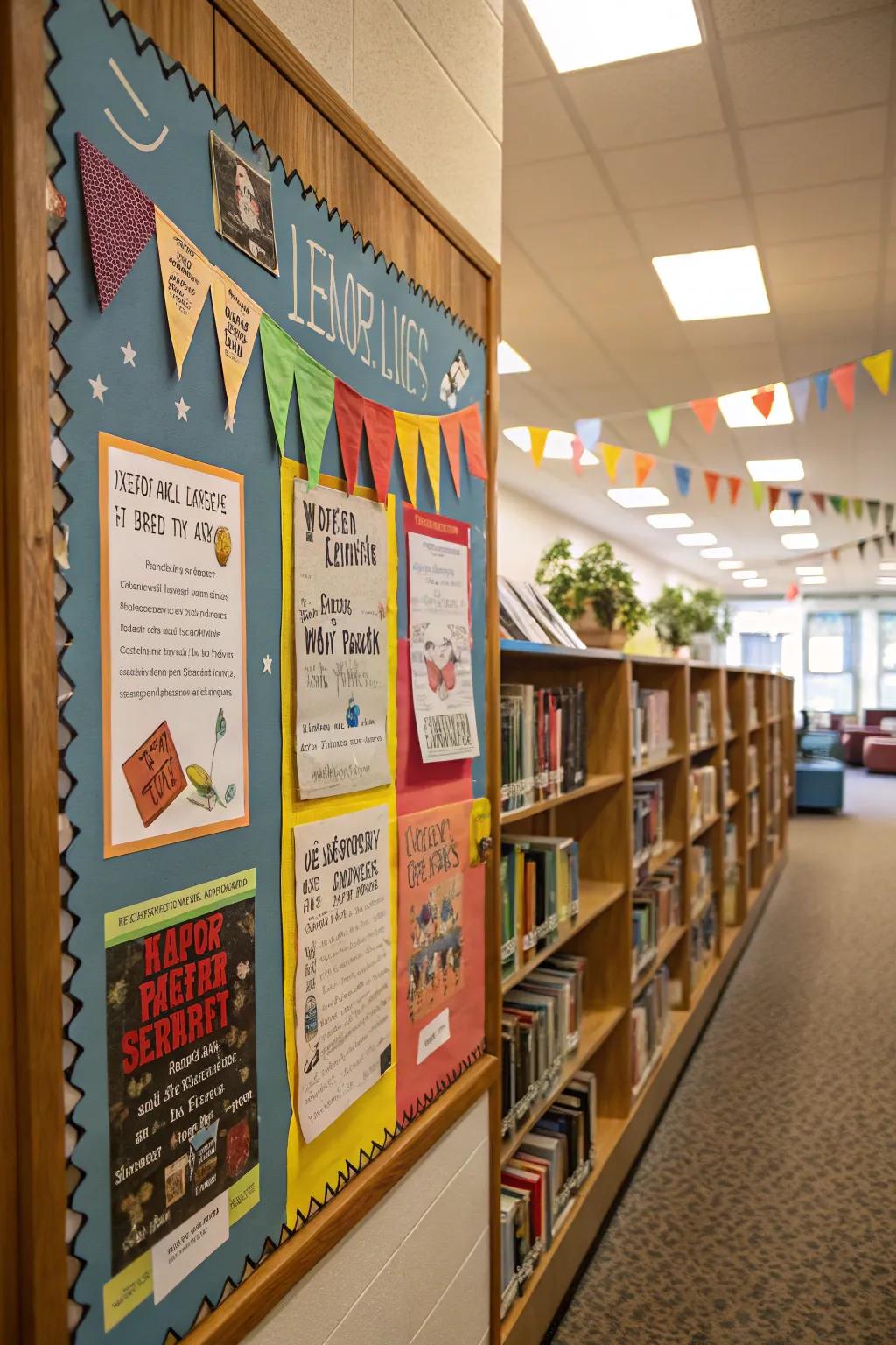 A book-themed board to celebrate the joy and adventure of reading.