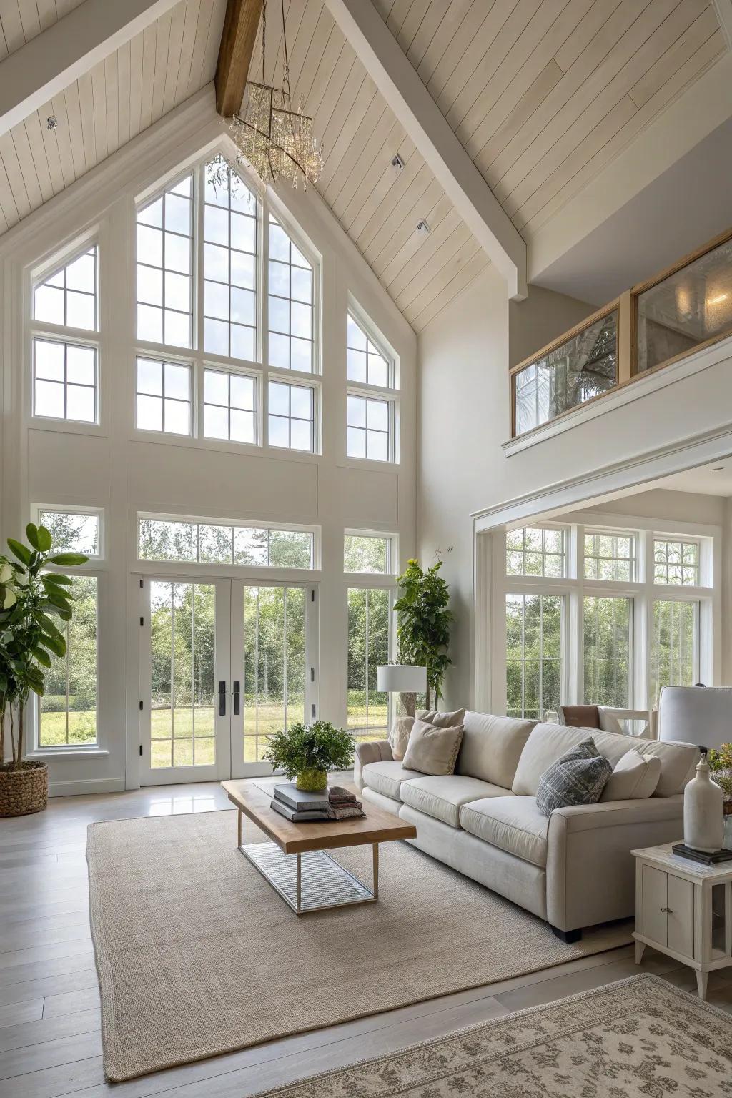 Expansive areas and lofty ceilings amplify the majesty of your Western-themed space.