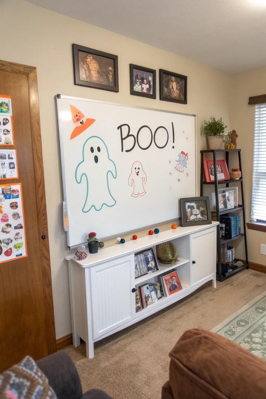 Imbue cheerfulness into your décor through lighthearted spirit drawings.
