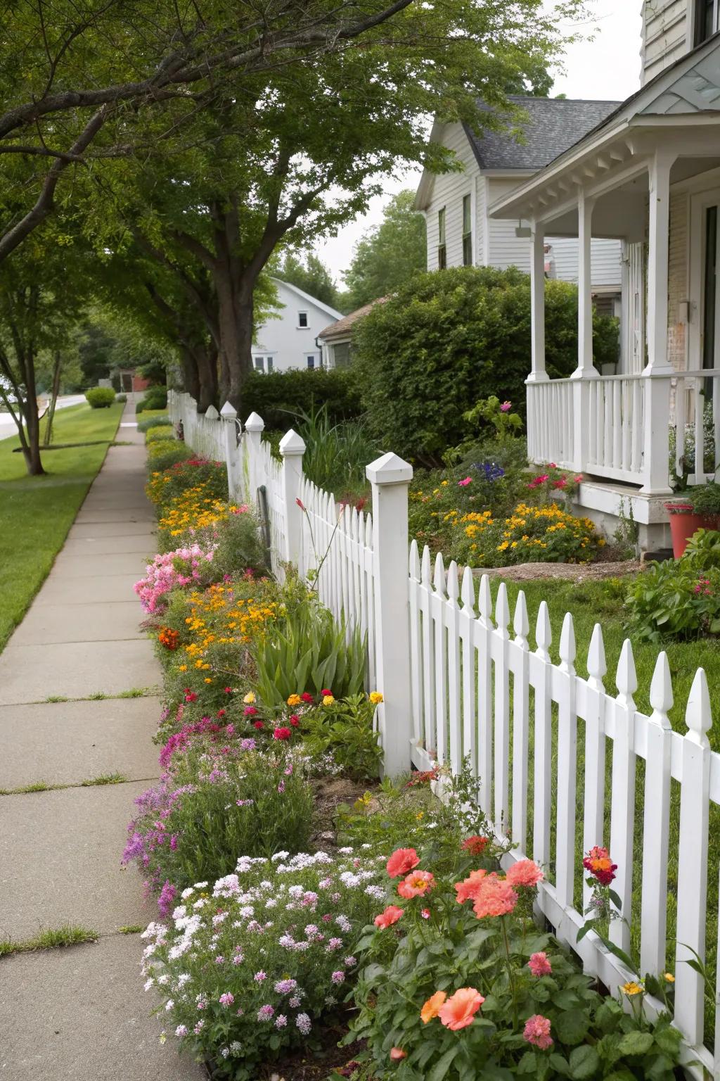 Rail fences offer a timeless charm to any home's exterior.