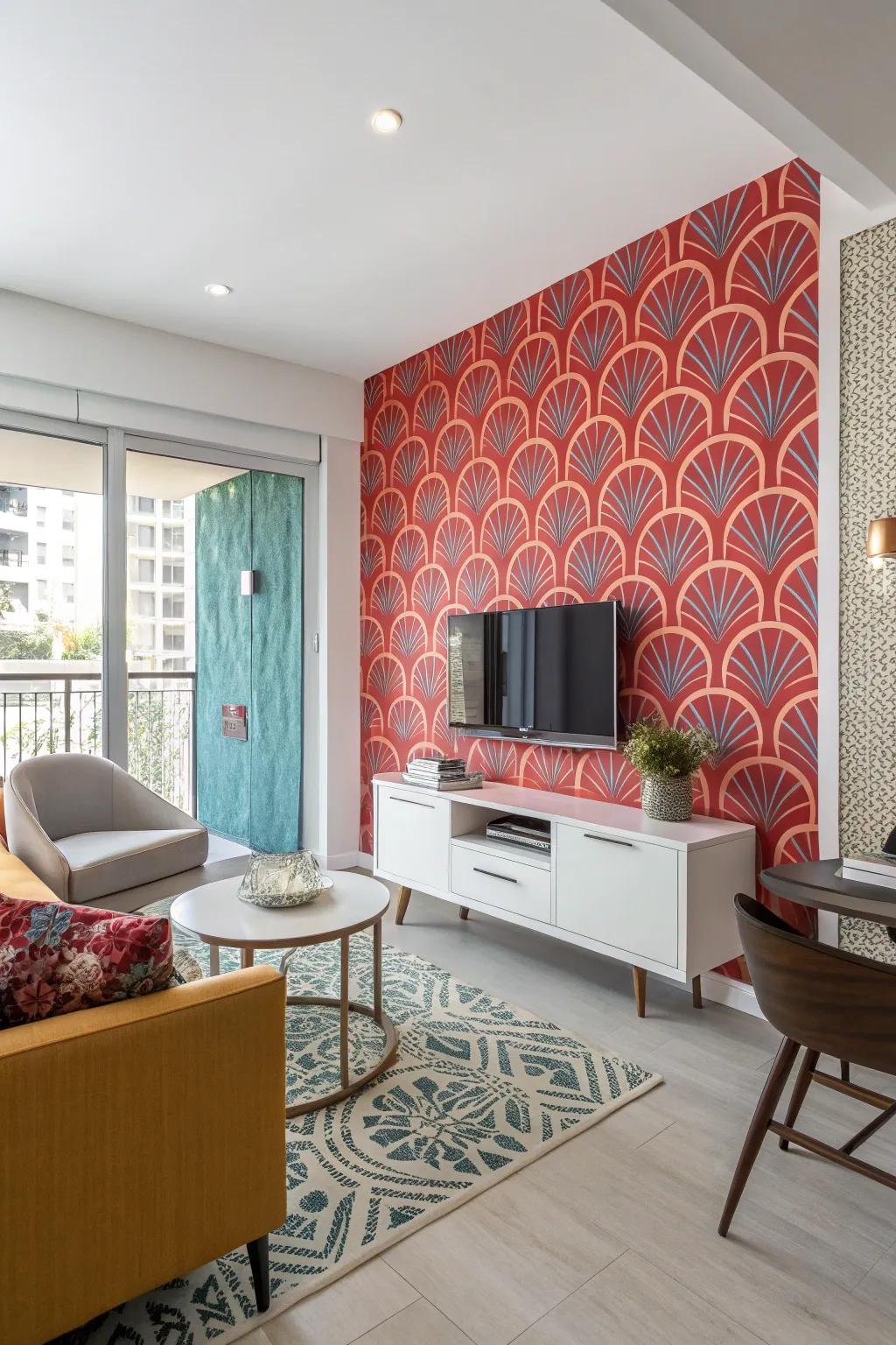 Highlighted walls add character and a focal point to any room.