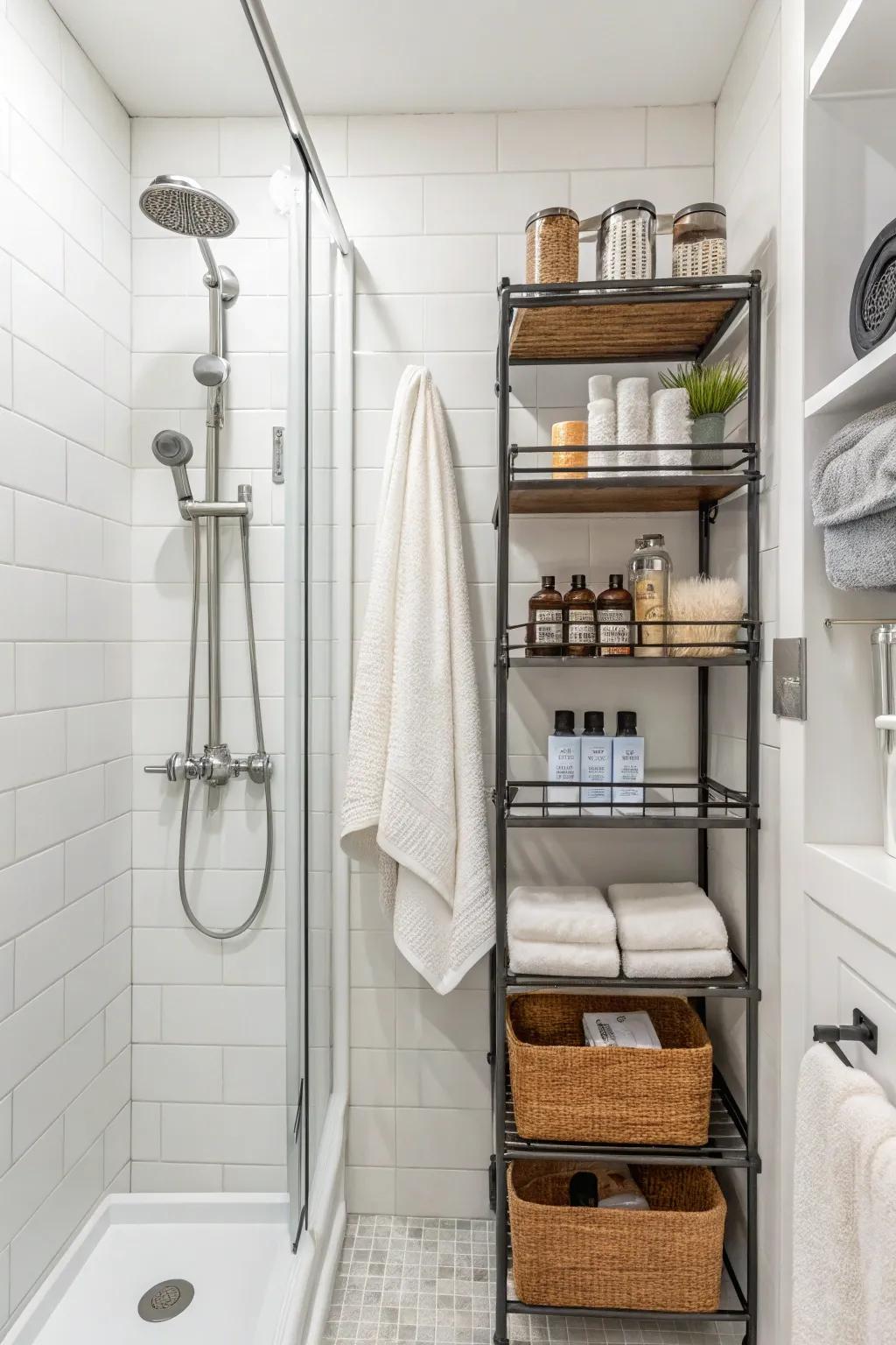 Judicious layouts maximize the usefulness of compact showers.