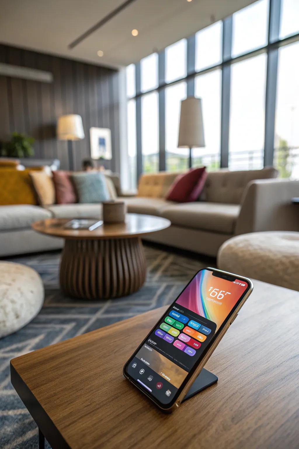Experience color that evolves with your day through adaptive schemes.