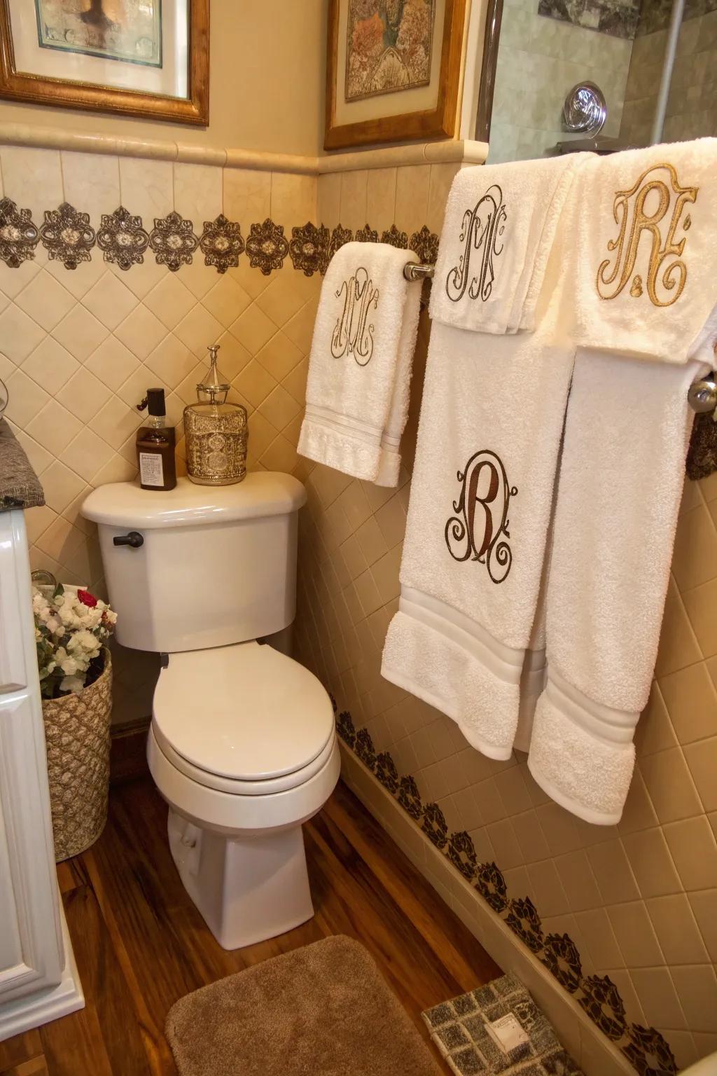 Individualized touches making the bathroom uniquely yours.