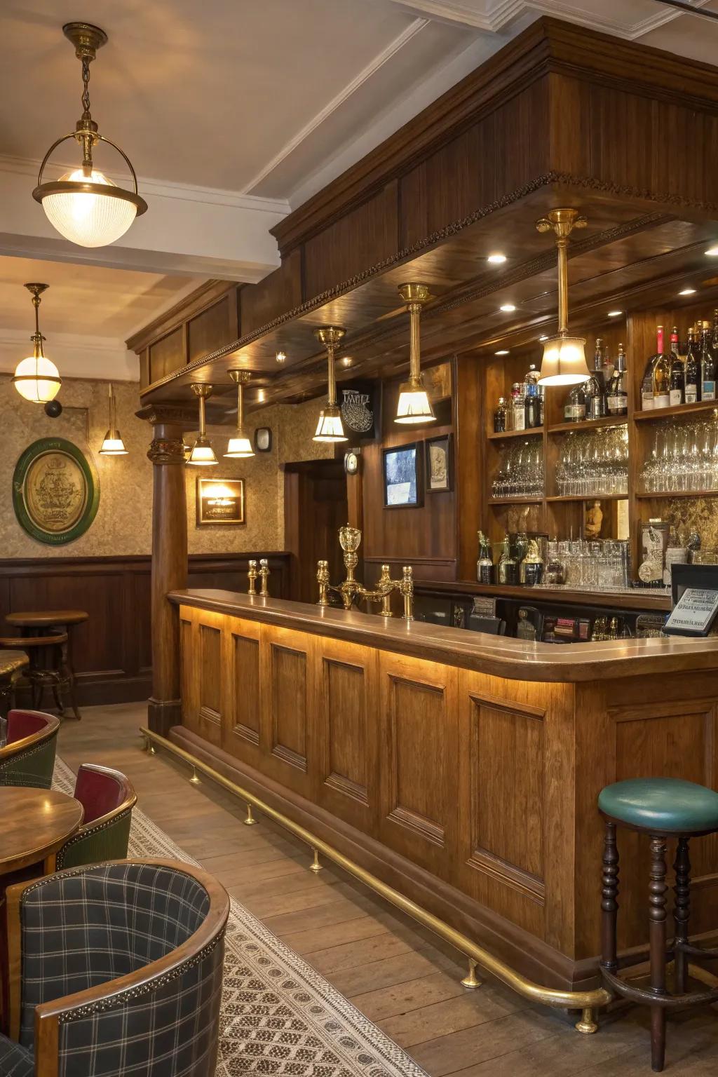 Design a welcoming pub environment right at home.