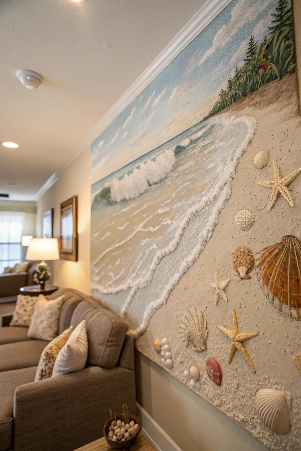 Elevate your beach art with detailed brushwork for a tailored vibe.
