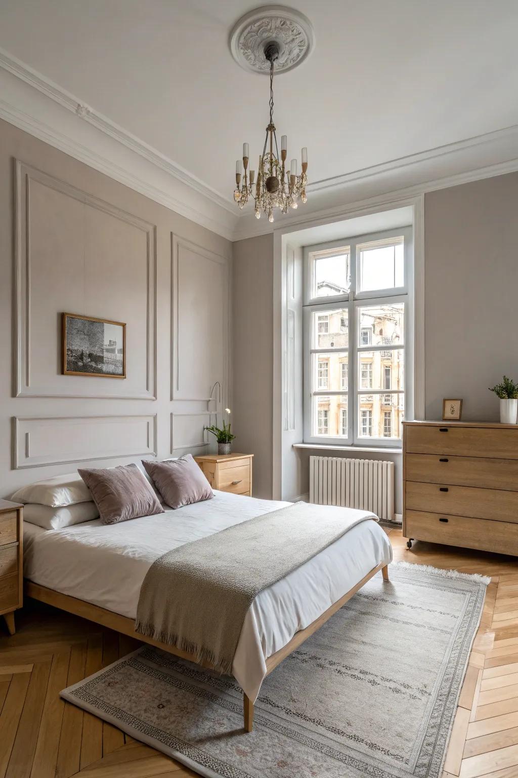 Scandinavian simplicity provides an uncluttered and peaceful aesthetic.