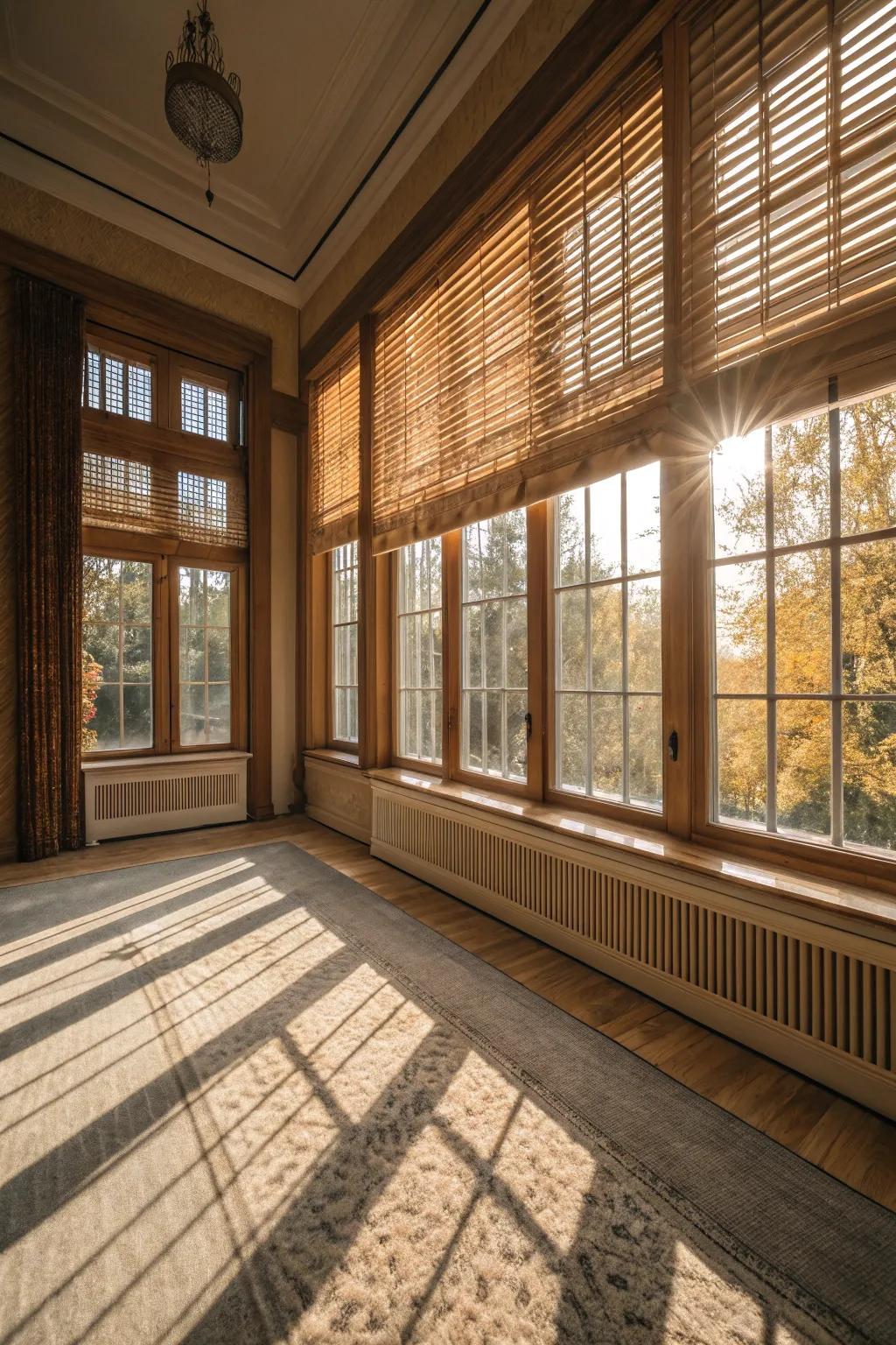 Coverings that supply perfectly balanced illumination.