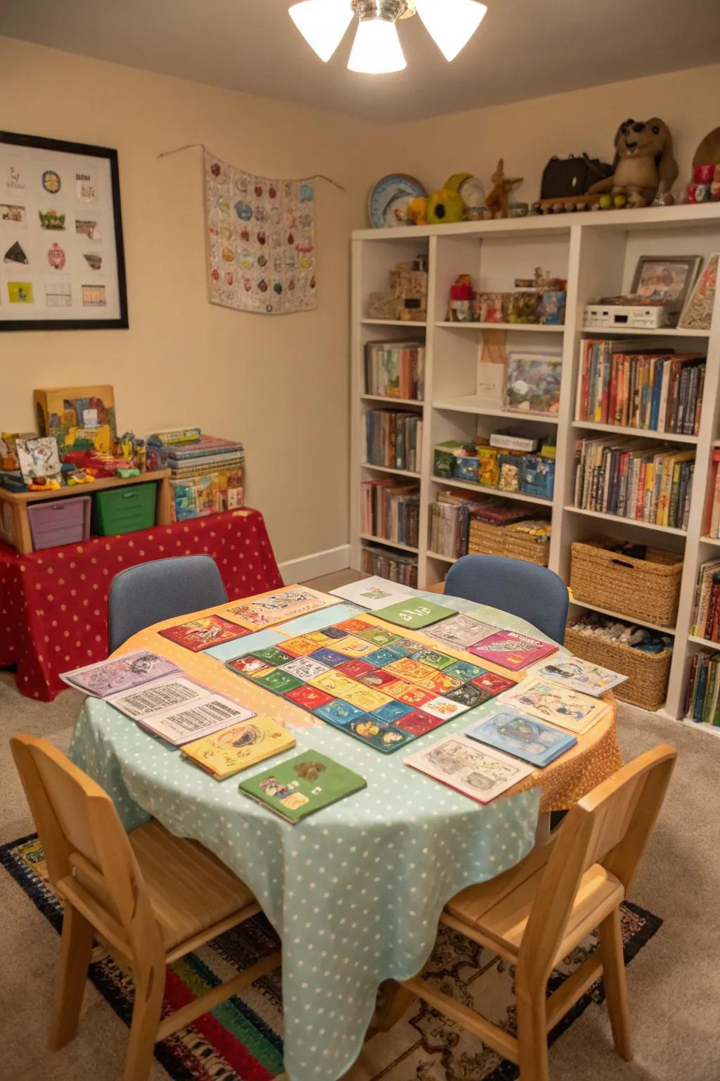 Gather friends and family together with a dedicated game area.