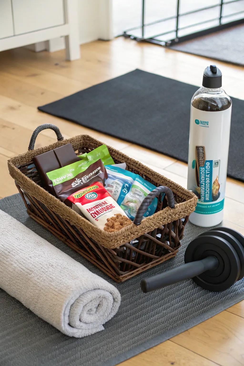 Support their fitness journey with this active lifestyle basket.