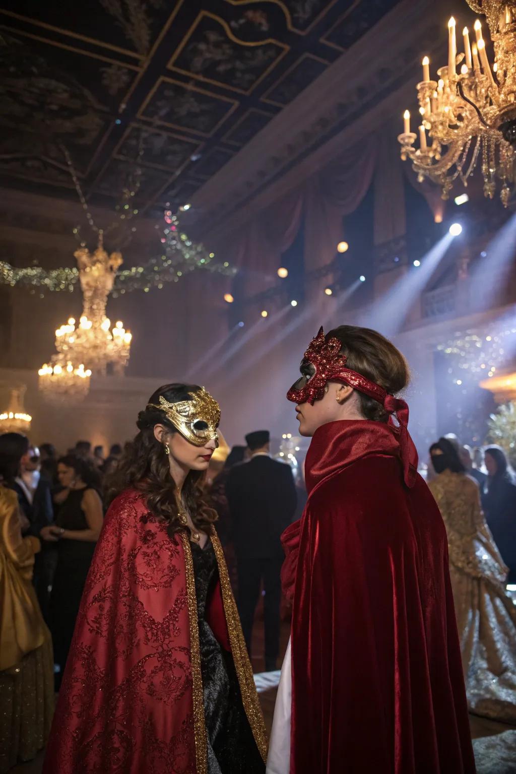 With an elegant masquerade, you’re entering a world of mystery.