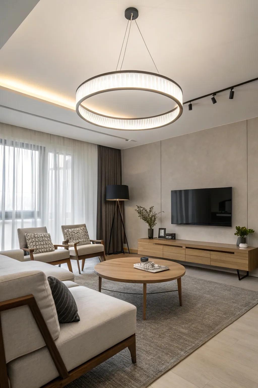 Minimalist designs offer refined, clean lighting solutions.