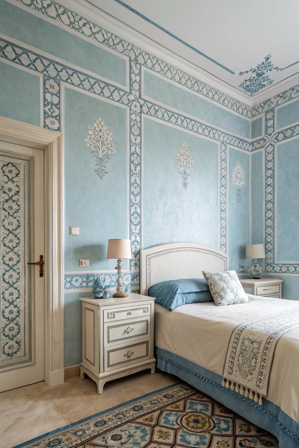 Achieve a harmonious look with refined harmonious borders.