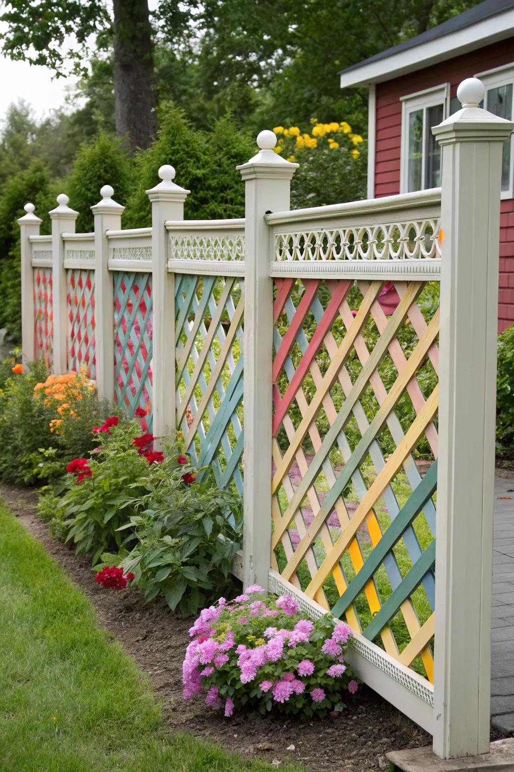 Functionality and beauty are combined in a lattice.
