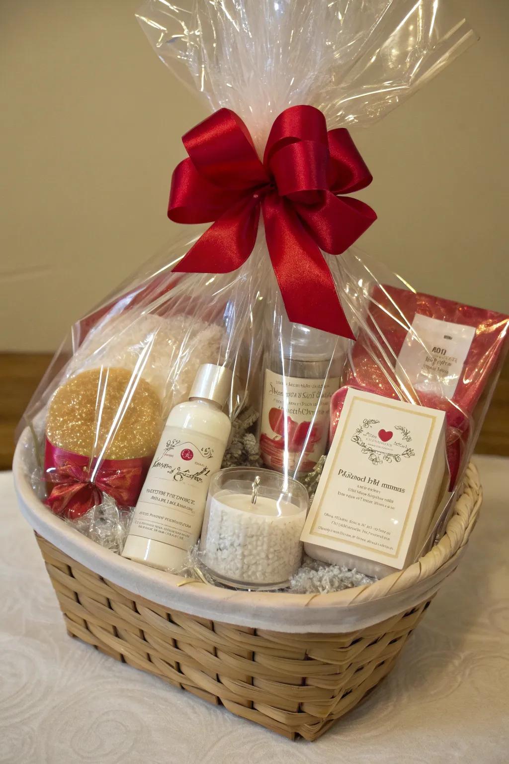 A luxurious spa-themed collection of items