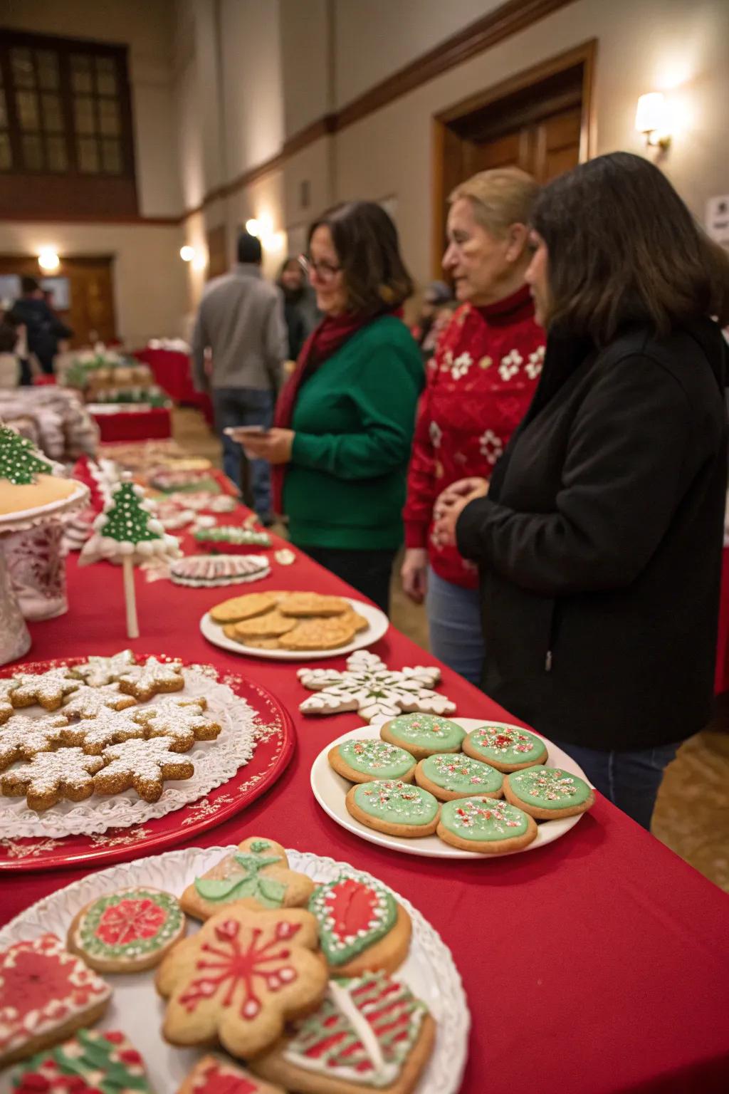 A panorama of exquisitely embellished celebratory confections primed for judging.