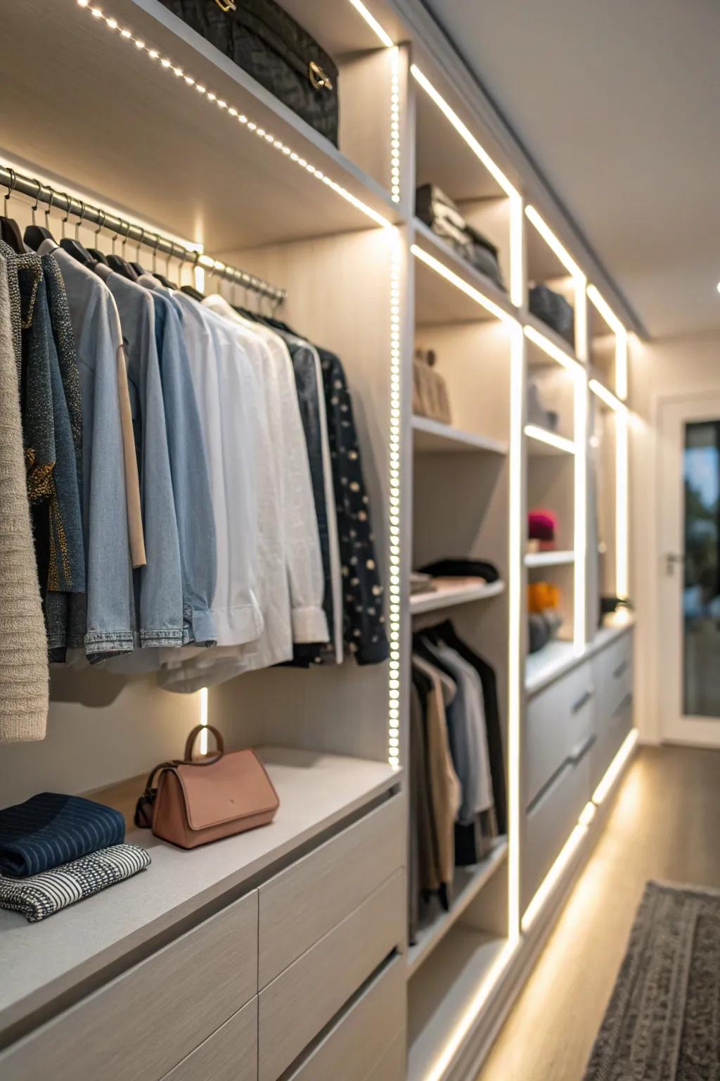 Brighten up your corner with strategic lighting.