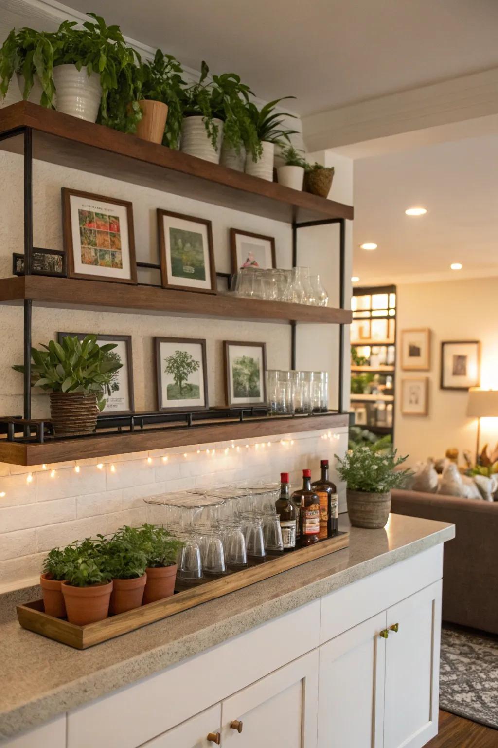 Decorative elements inject personality and charm.