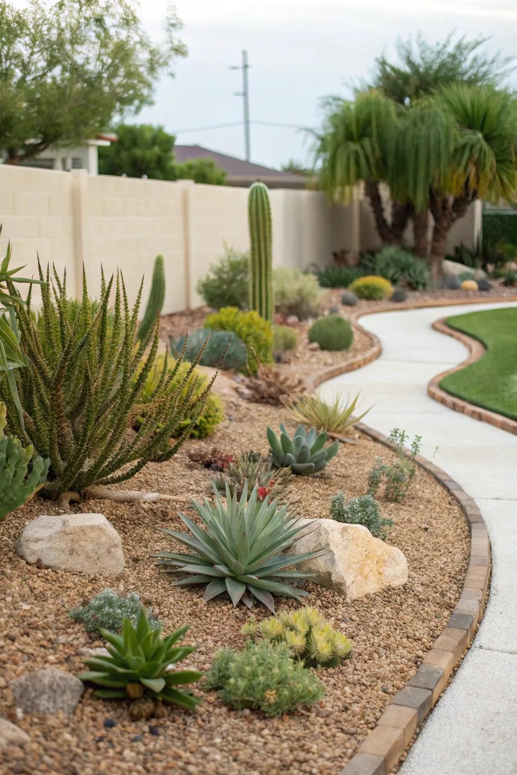 Xeriscaping saves water and goes well with Colorado's setting wonderfully.