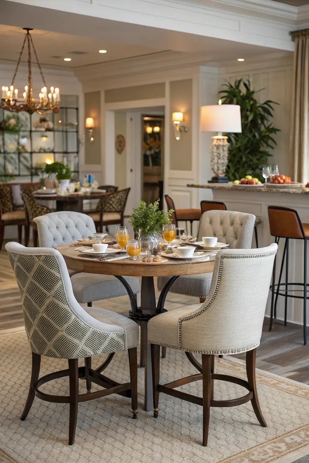 Versatile seating that adapts to various needs.