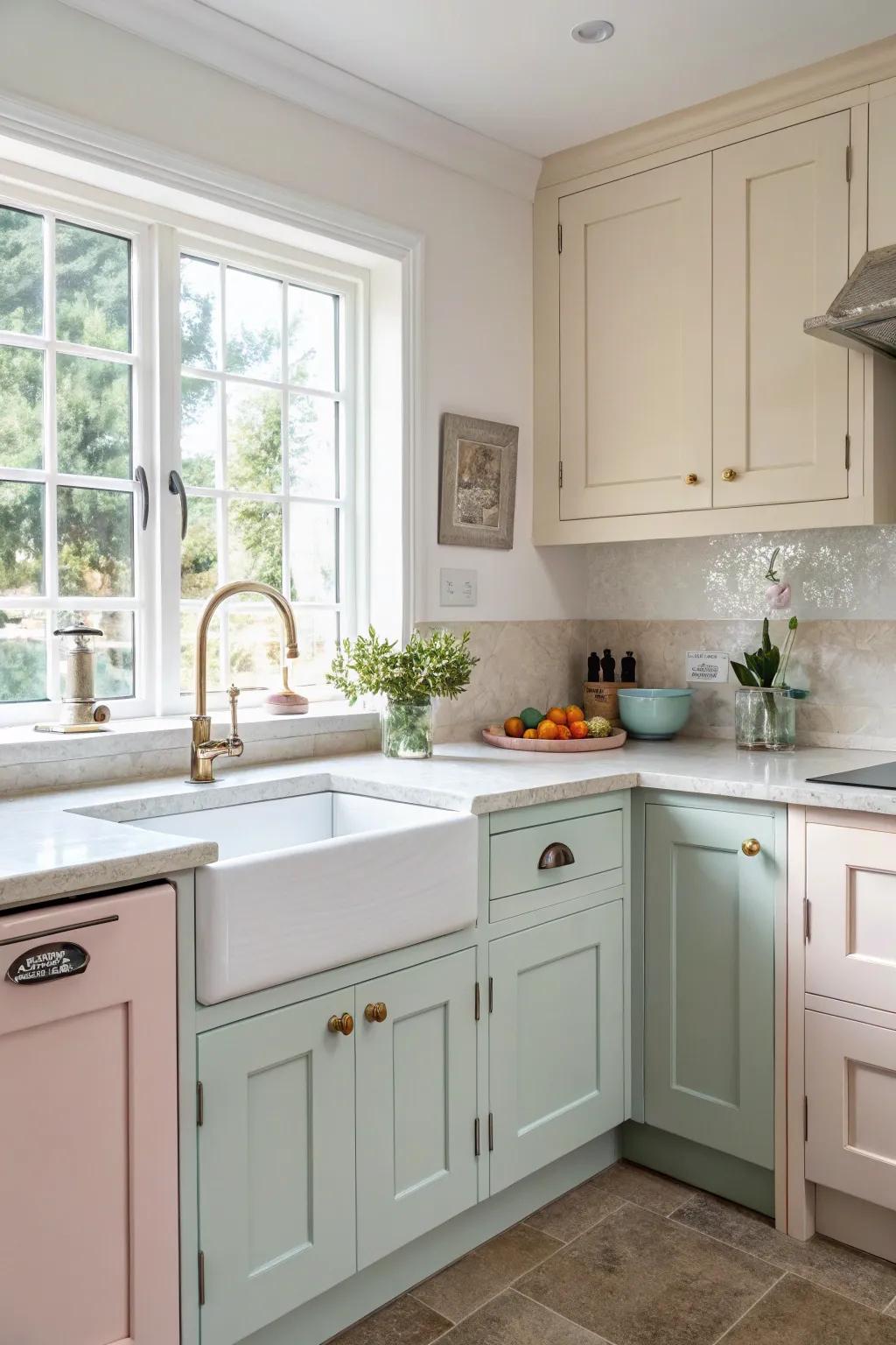 Bright colors can instantly lift the mood and appearance of your kitchen.