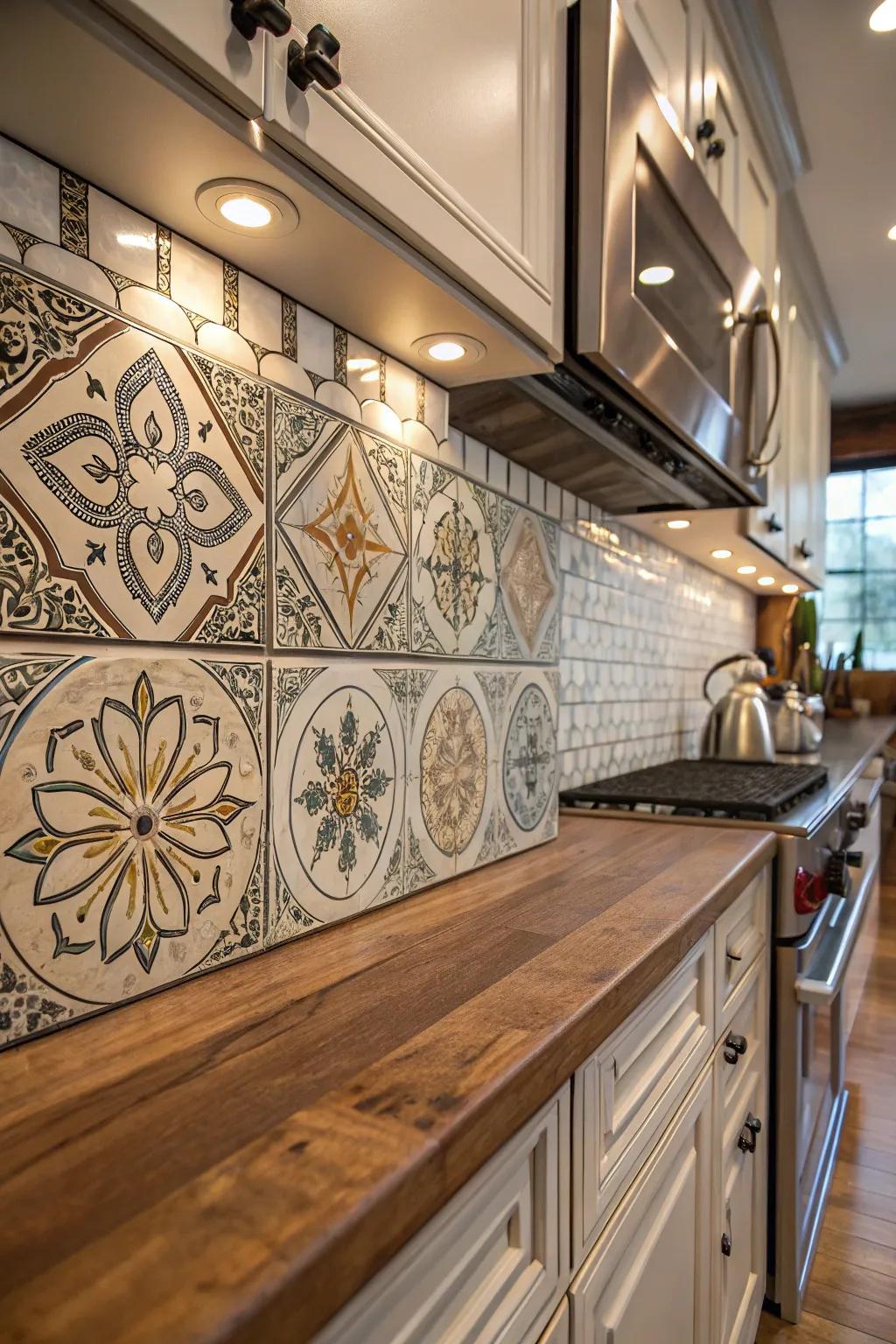 Personalized tiles bring a personal touch to your home.