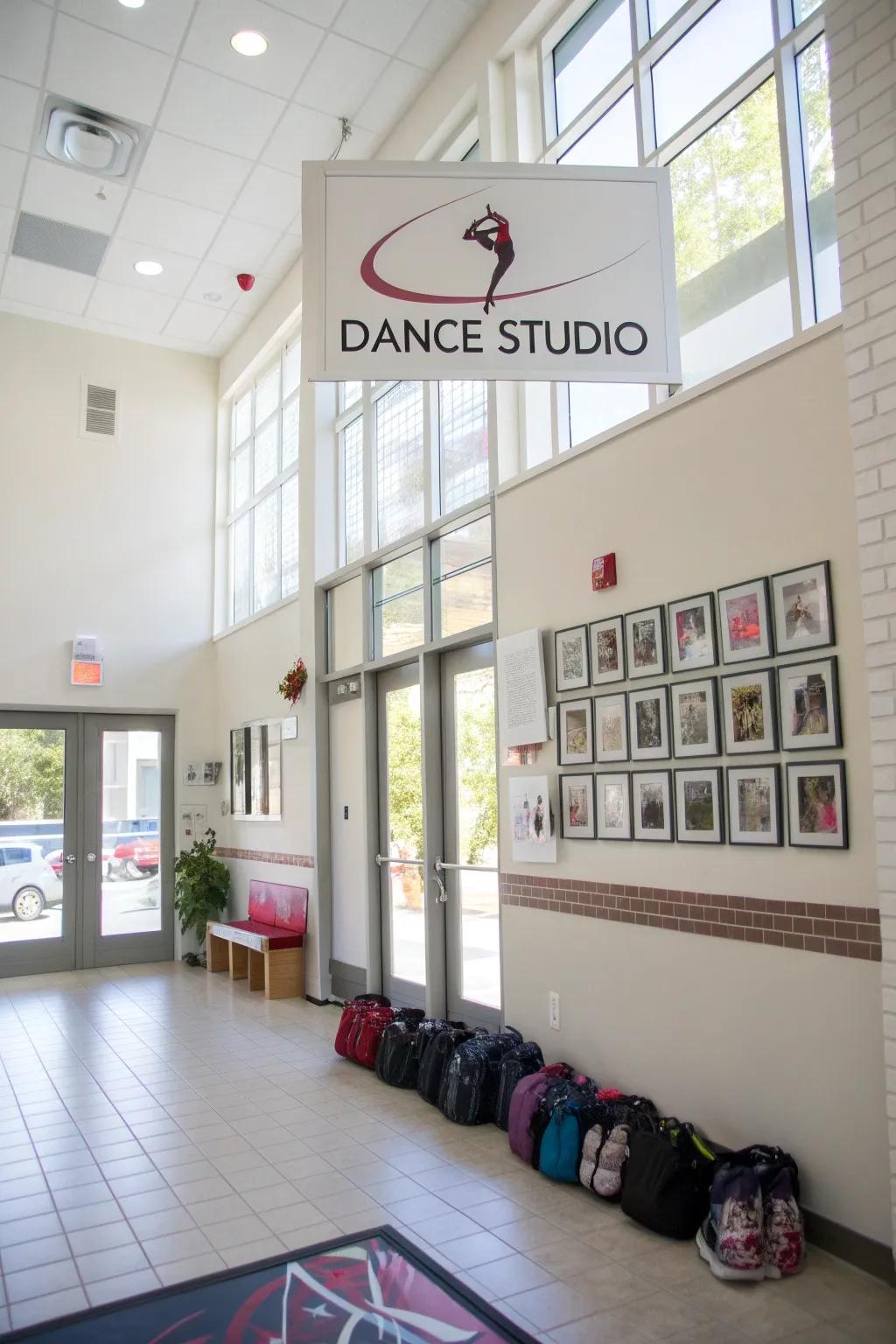 Well known branding strengthens the studio's identity.