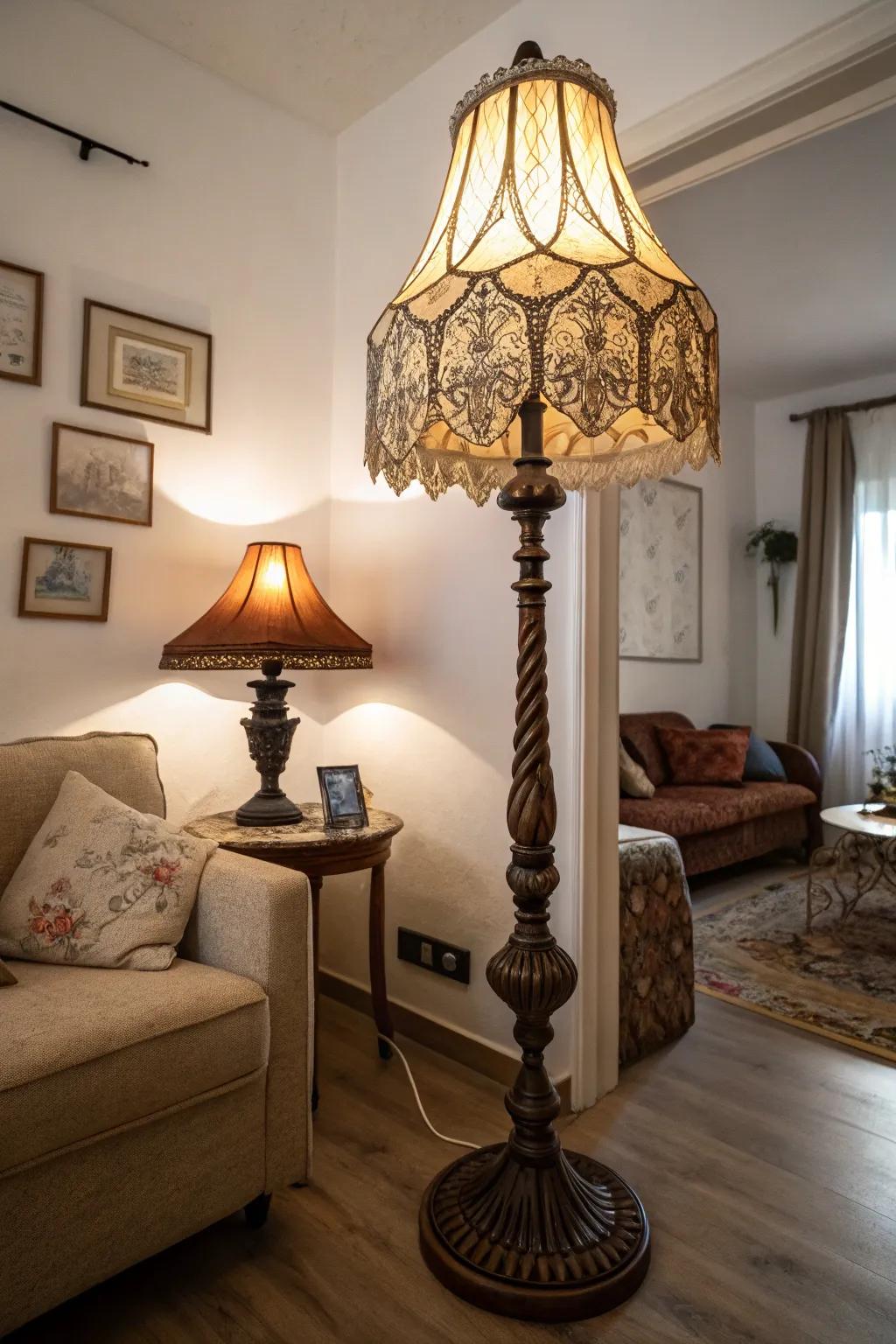 Statement pieces can add personality and character to a small space.