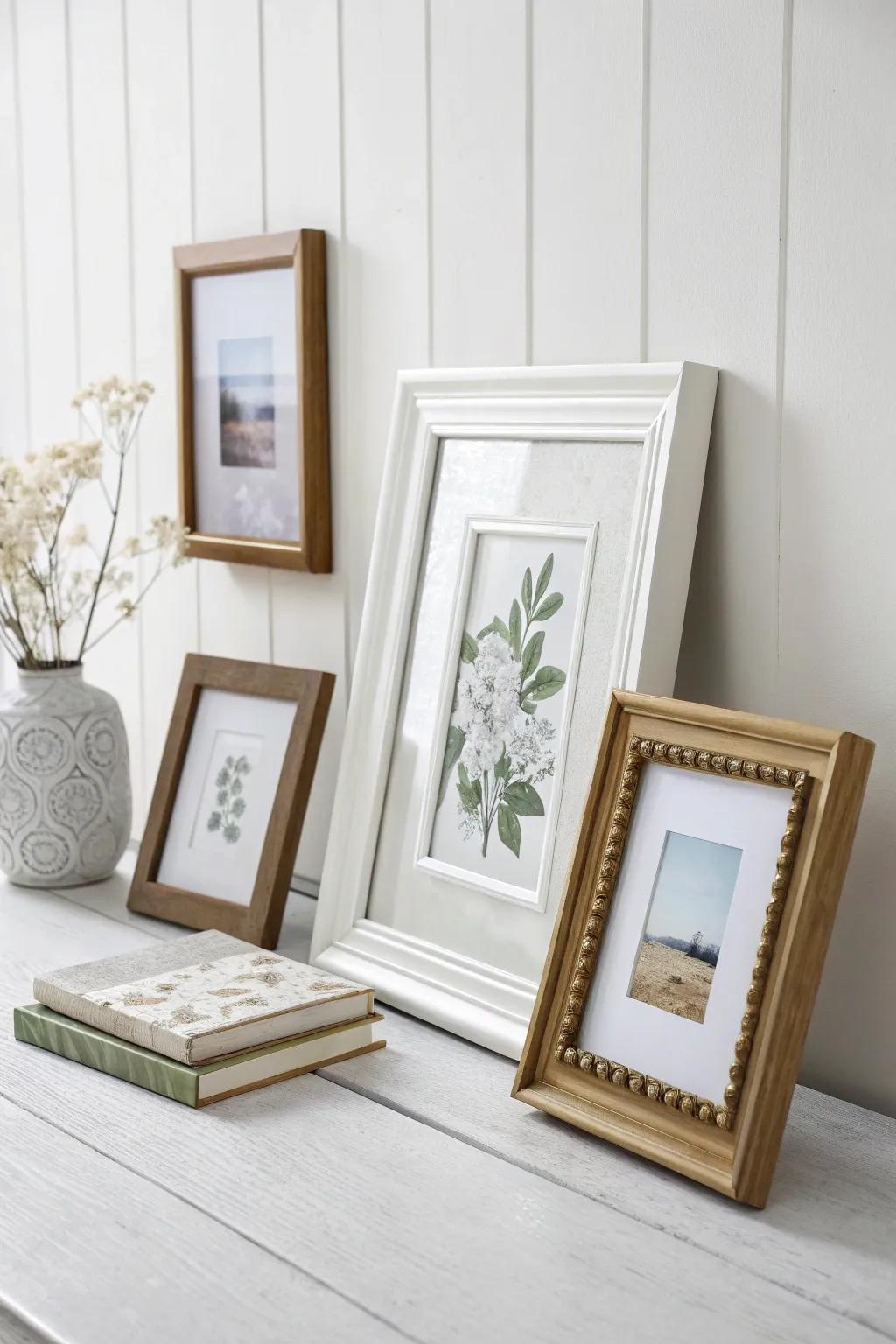 Minimalist frame designs create a calm and focused atmosphere.