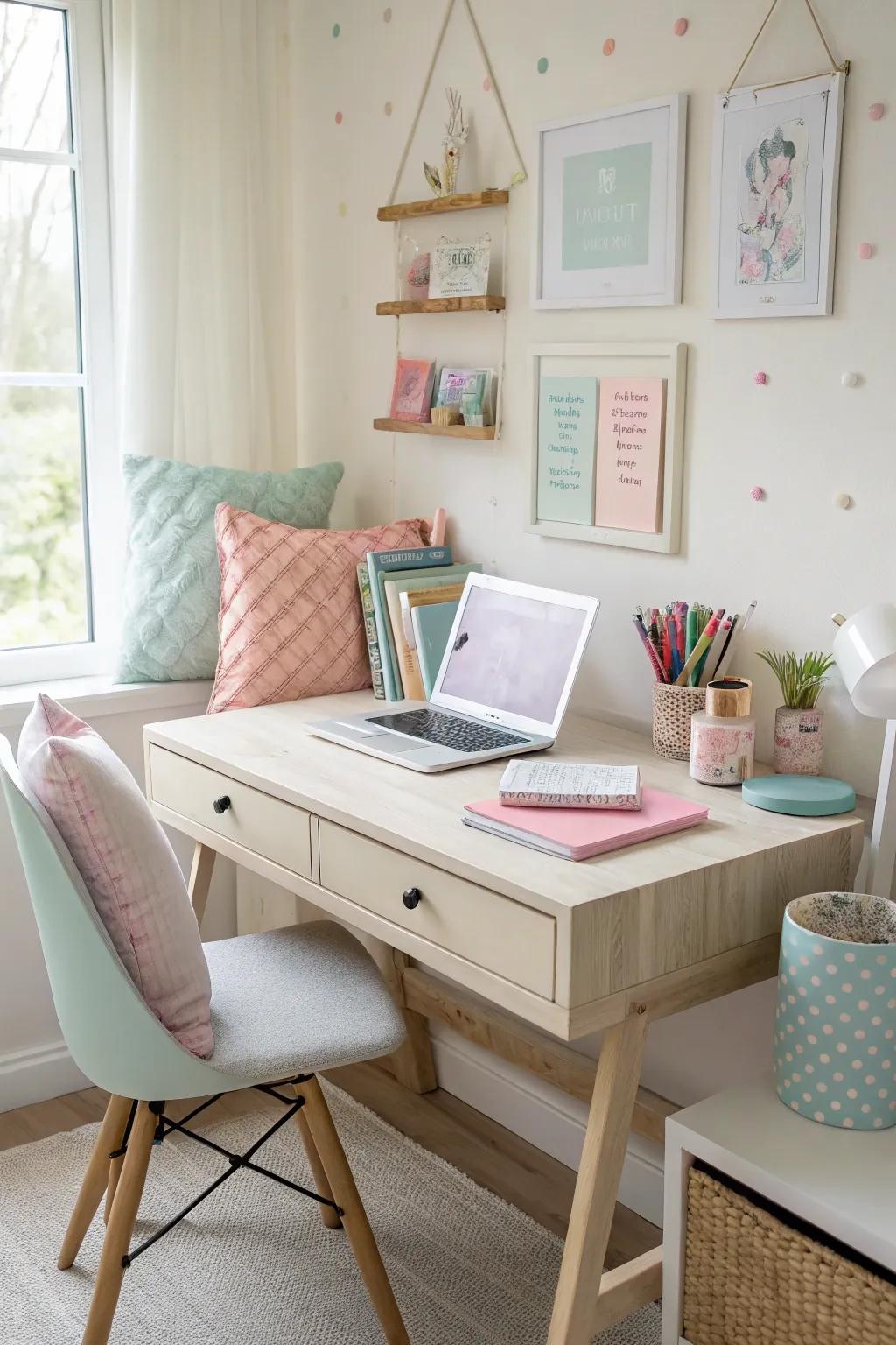 Light colors can make even the smallest spaces feel bigger.