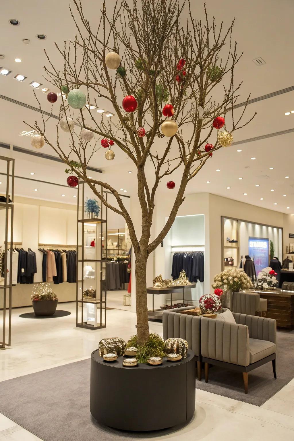 Inventive placements bring an artistic touch to your displays.