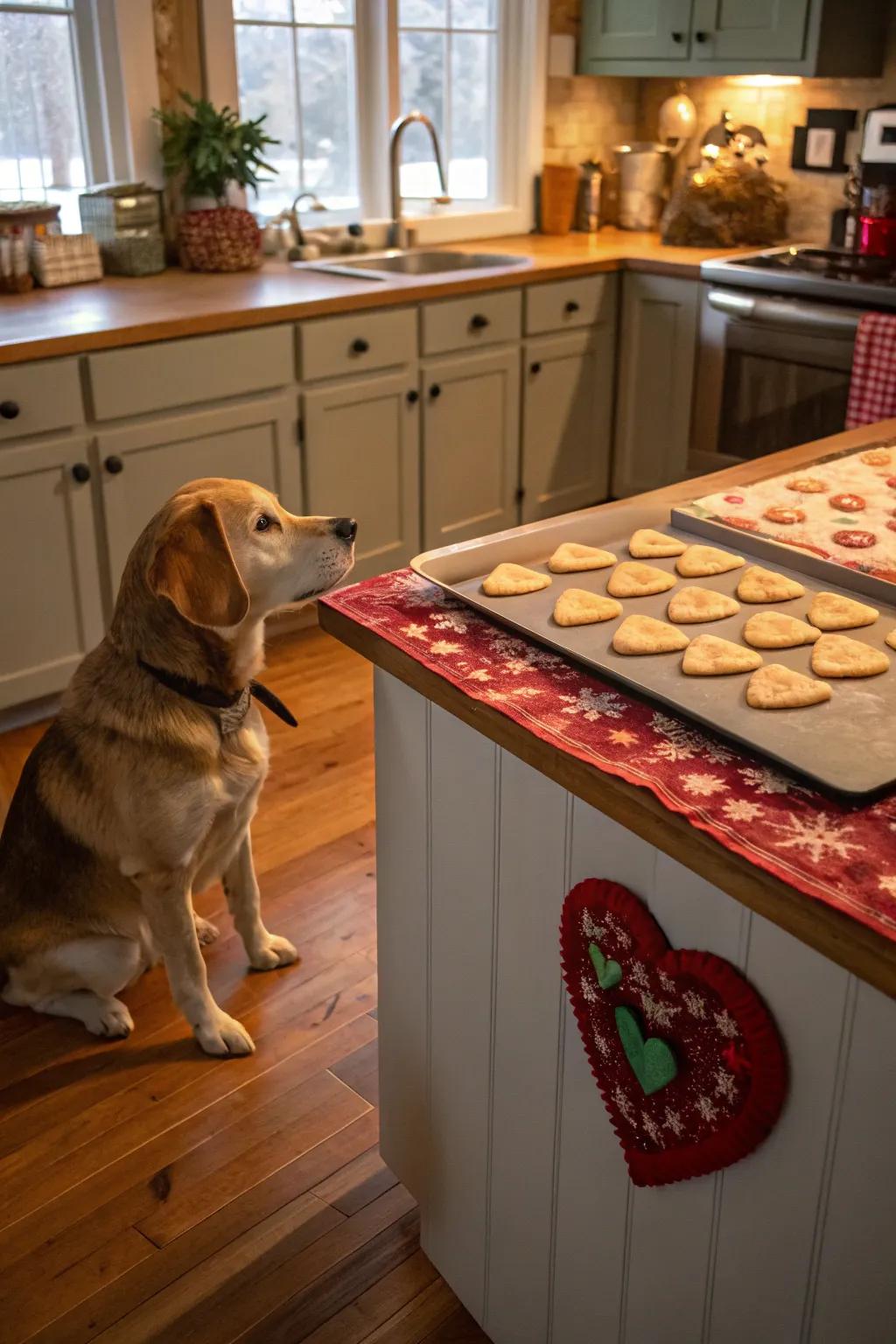 The ultimate baking companion anticipates a sample.