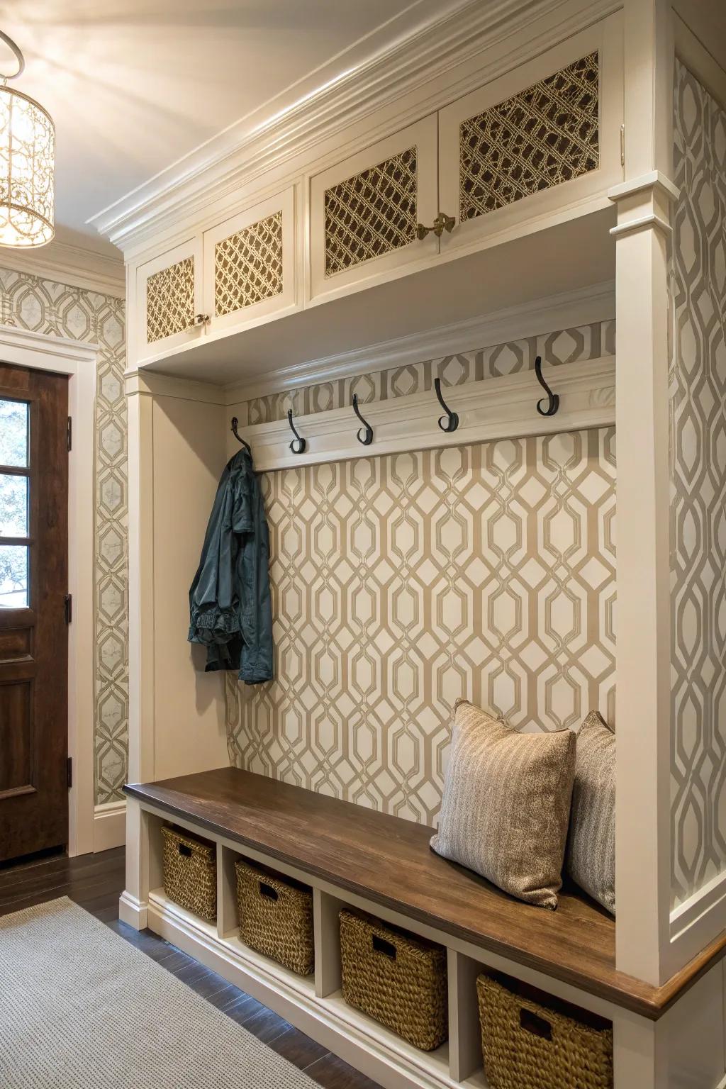 Decorative touches enhance the look of drop zones.