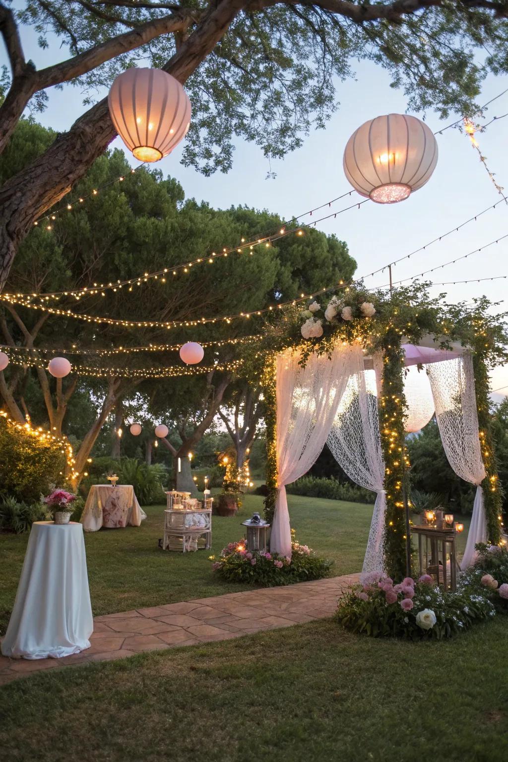 Fantastical elements transport guests to an enchanted realm.