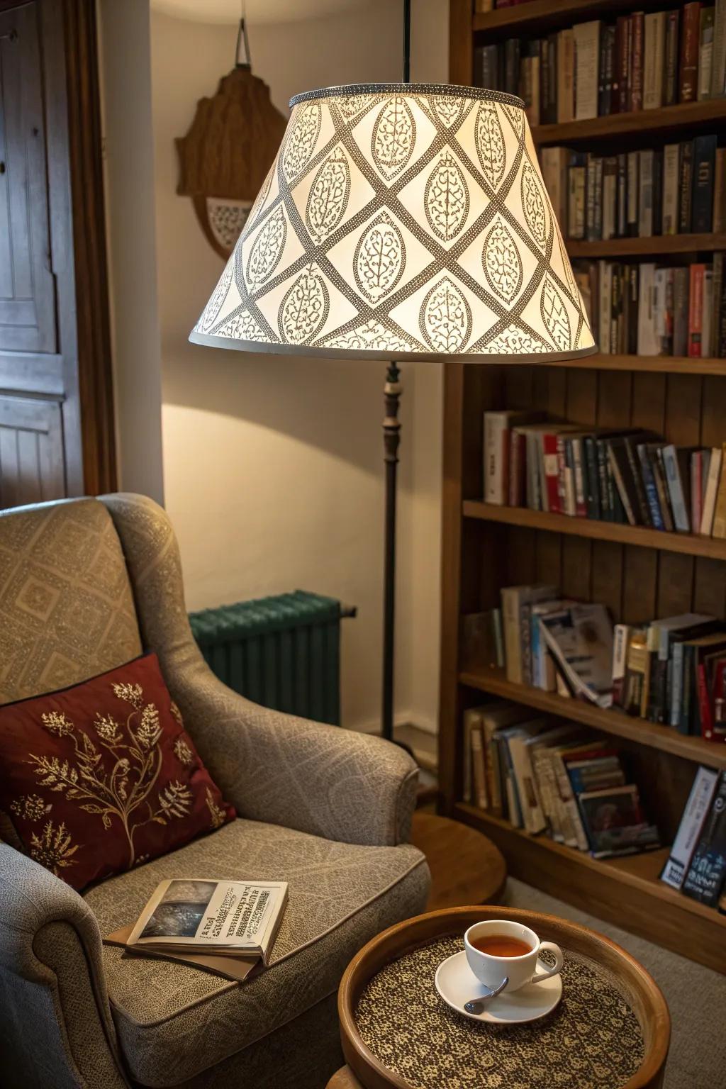 Etched light filters add a touch of artistry and magic to any space.
