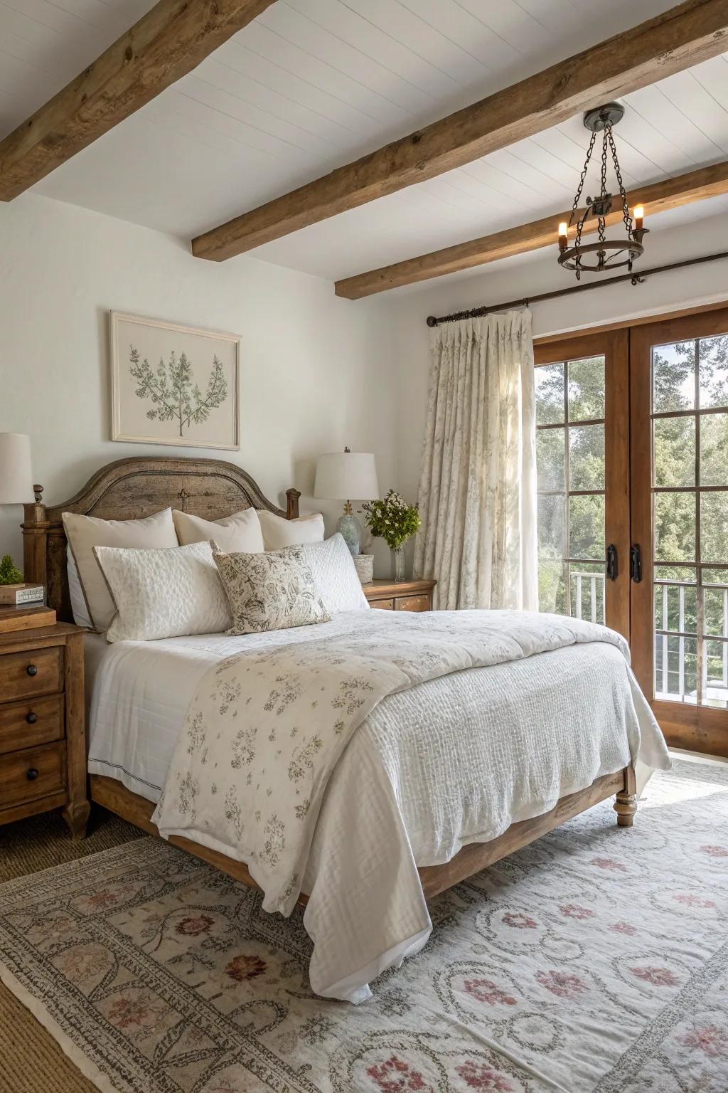 Simplicity and elegance create a timeless farmhouse look.