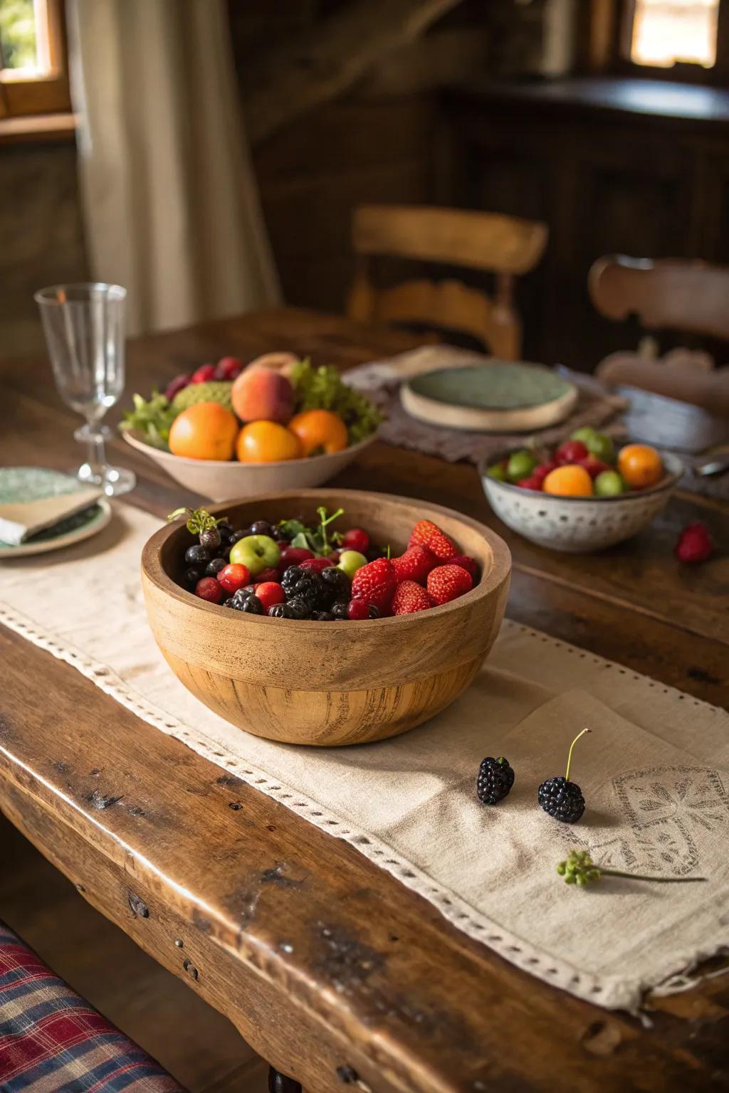 Simple centerpieces can have a big impact.