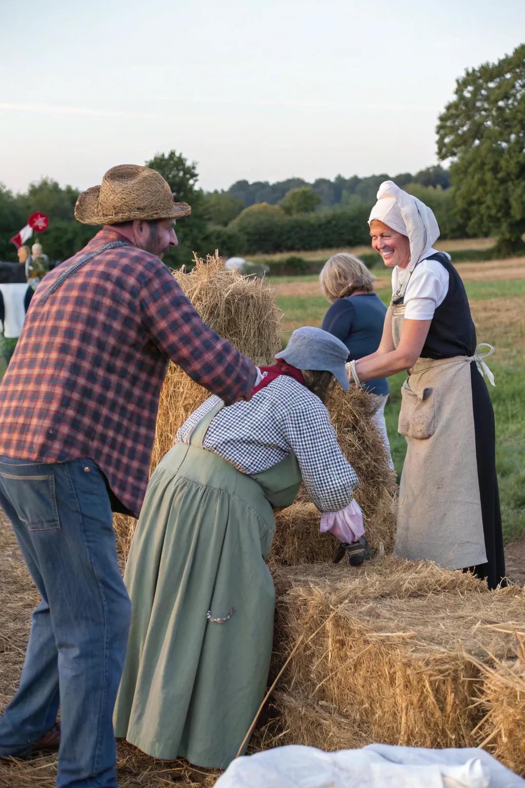 Creating a scarecrow will be a fun and inventive activity during fall.