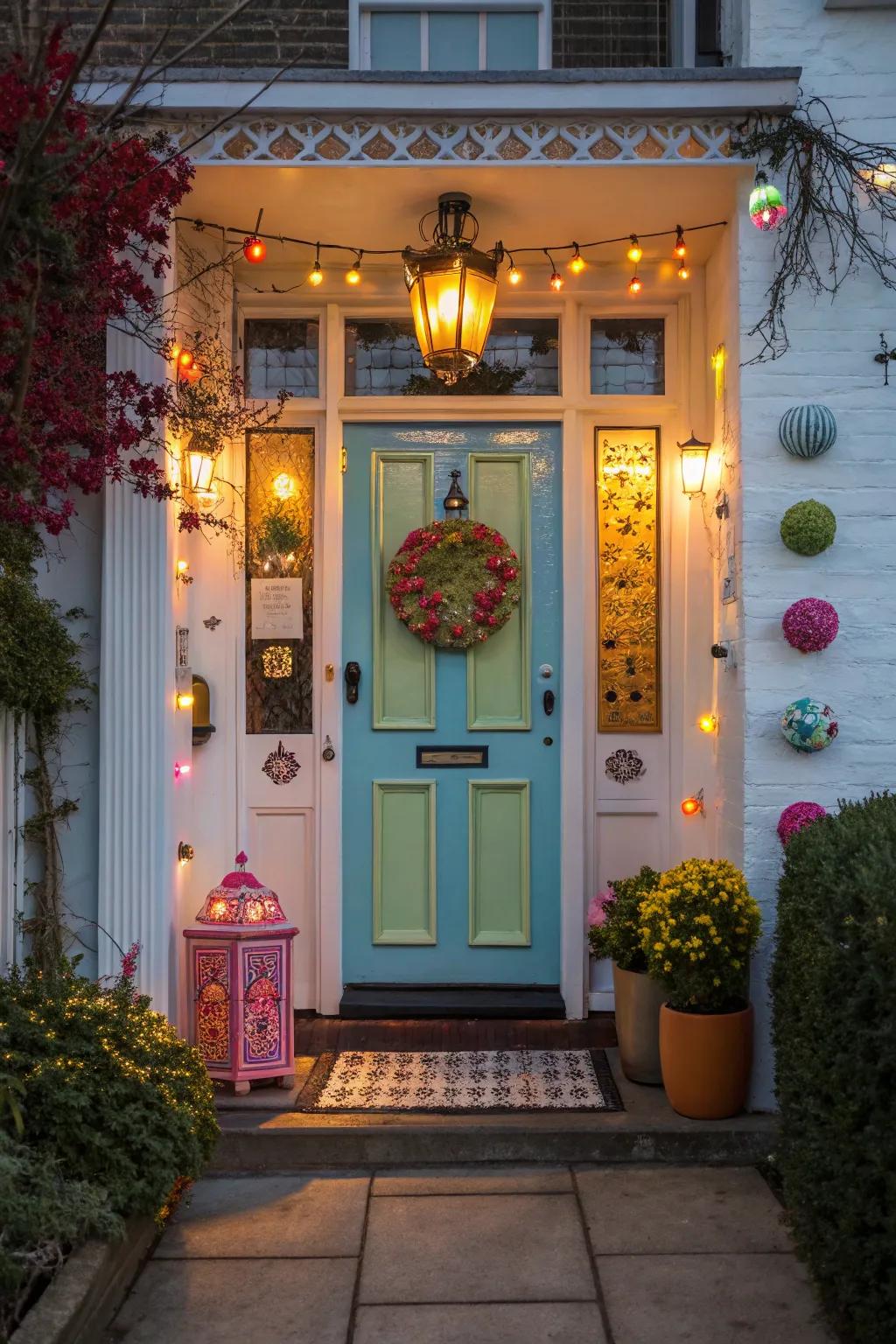 A diverse mix of lighting adds character.