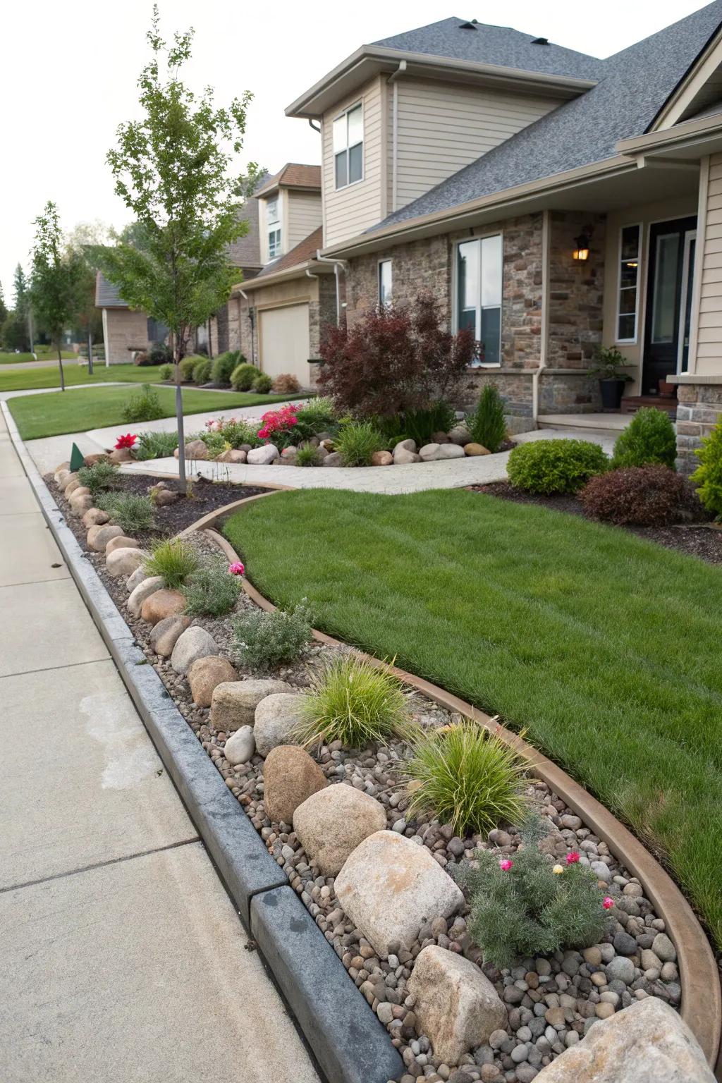 Edges and borders give your landscape a neat, organized look.